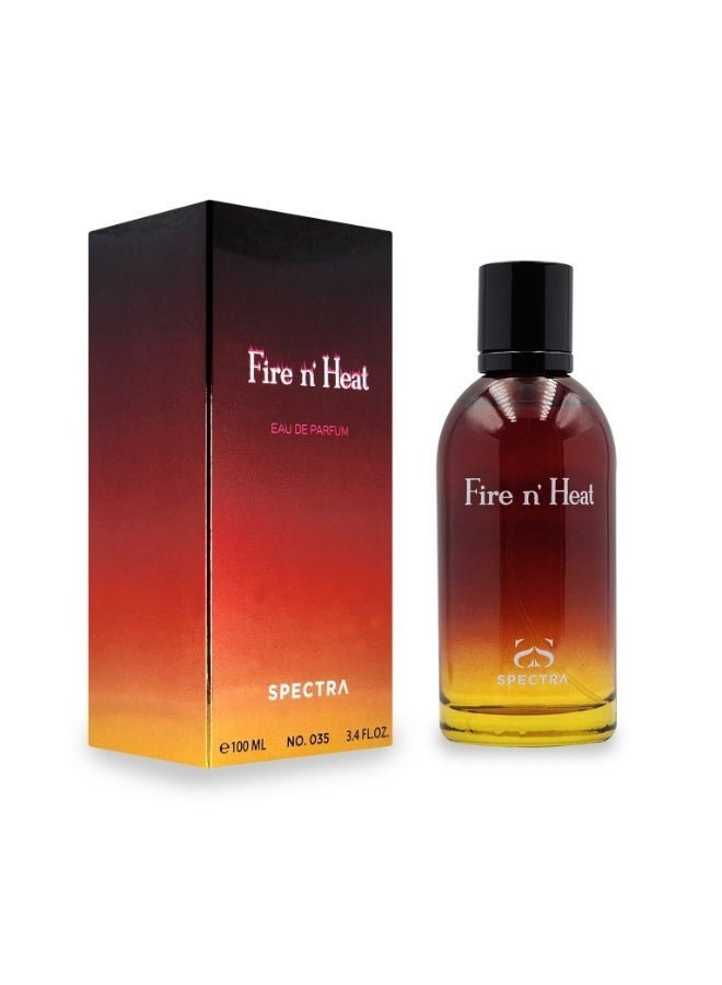 Spectra 035 Fire N’ Heat Eau De Parfum For Men 100ml - Image 1